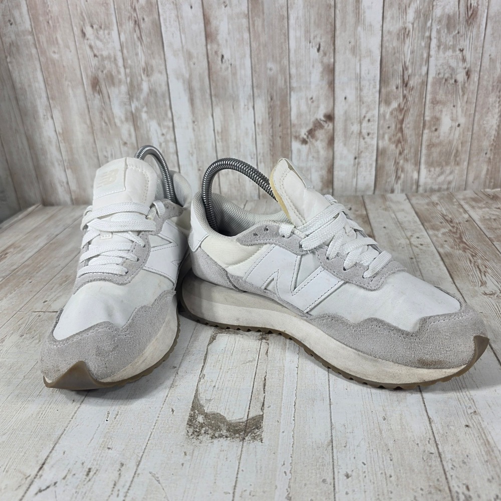 New Balance 237 Womens Sneakers Sea Salt Moonbeam White WS237NN Size 7 - Picture 7 of 8